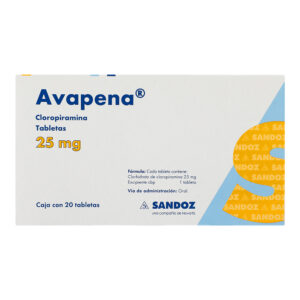avapena cloropiramina tableta 25 mg 20 tabs