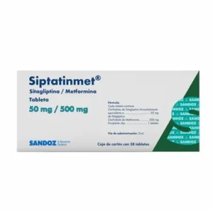 Siptatinmet Siptagliptina/metformina 50mg/500mg
