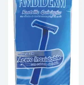 Rastrillo Quirurgico  1 Filo Ambiderm Caja Con 50 Piezas