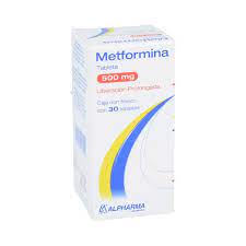 Metformina 500mg c/30 tabs liberación prolongada