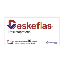 Dexketoprofeno 25mg c/10 tabs