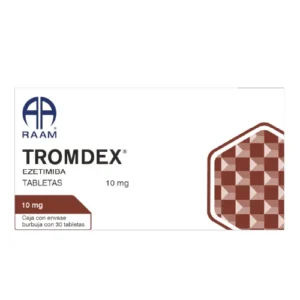 Ezetimiba 10 mg, caja con 30 tabletas / TROMDEX