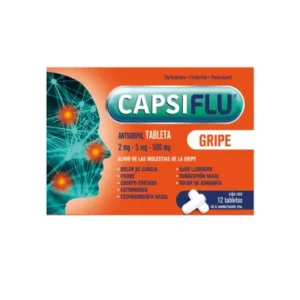 Capsiflu clorfenamina, fenilefrina, paracetamol c/12 tabs