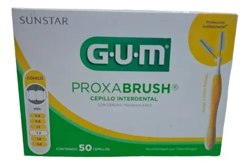 Cepillo interdental con cerdas triangulares G.U.M 50 cepillos