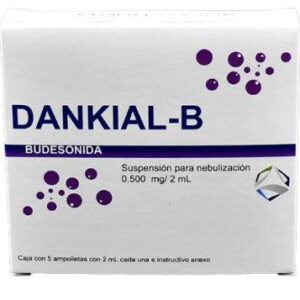 Budesonida 0.500/2ml con 5 amólletas DANKIAL-B