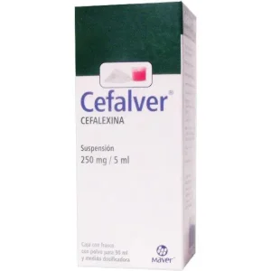 Cefalver  Suspension 250Mg  De 90Ml Cefalexina