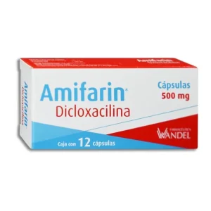 AMIFARIN (DICLOXACILINA) 500 MG CON 12 CAPS