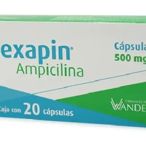MEXAPIN (AMPICILINA) 500 MG CON 20 CAPS