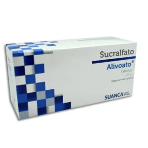ALIVOATO  (SUCRALFATO)1.0 G CON 40 TABLETAS