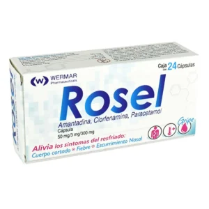 Rosel (Amantadina, Clorfenamina, Paracetamol) 24 Caps