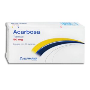 Acarbosa 30 Tab 50 Mg Alpharma