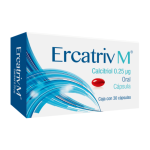 Ercatriv-M Calcitriol 0.25 30 capsulas