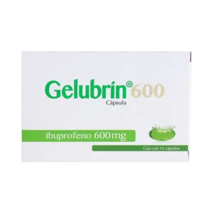 Ibuprofeno 600 Mg C/10 Caps De Gel, Gelubrin 600