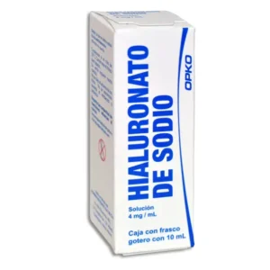 Hialuronato de sodio 4mg/ml f/10ml