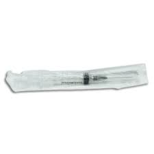 JERINGA HIPODERMICA DE PLASTICO 5 ML NEGRA CON AGUJA  SENSI MEDICAL