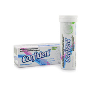 Confident limpiador de dentadura, 20 tab efervescentes