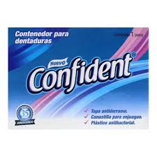 Confident contenedor de dentadura