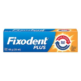 Fixodent plus 40g Pasta adhesiva para dentaduras (35ml)