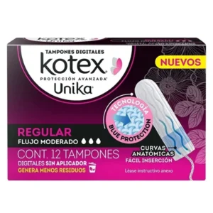 Tampones koptex unika regular c/12 tamp
