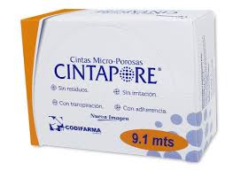 cintapore blanco 1.25*9.1