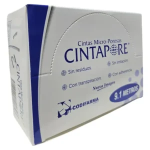 Micropore cintapore 2.5*9.1m blanca