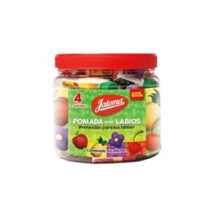 pomoada para labios jaloma 60 pzs 4 sabores