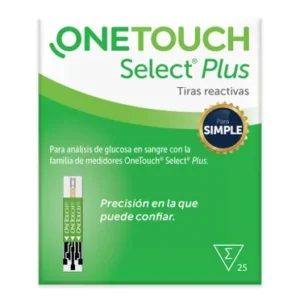 Tiras reactivas ONE TOUCH simple caja con 25