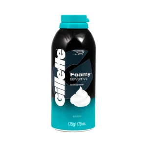 GILLETTE crema de rasurar 175g Foamy sensitive