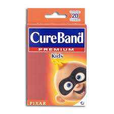 Curitas pediatricas pixar c/20