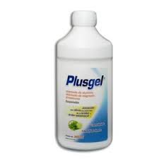 Plusgel, hidroxido de aluminio, hidroxido de magnesio, dimeticona 360ml