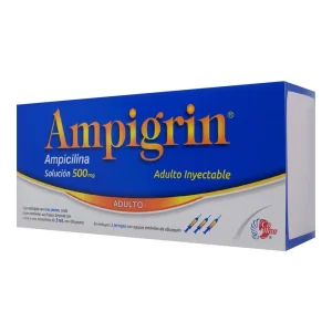 AMPIGRIN ADULTO 500 MG INYECTABLE ADULTO