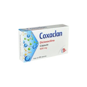 Dicloxacilina 500mg 20 caps COXACLAN