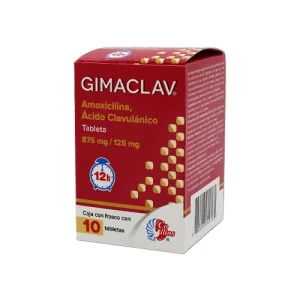 Amoxicilina, acido clavulanico 875mg/125mg c/10 tabs
