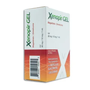 Magaldrato/Dimeticona 80/10 Mg/ 1Ml Xenopir-Gel C/10 Sobres (Riopan)