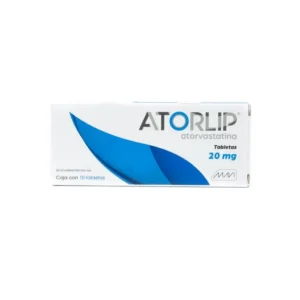 Artorvastatina 20 mg 10 tabletas  ATORLIP / MAVI