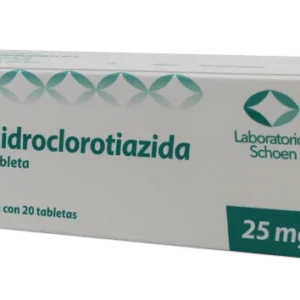 Hidroclorotiazida 25mg c/20 tabs