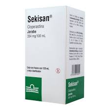 SEKISAN cloperastina Jarabe 354mg/100ml suspensión 120ml