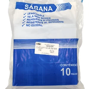 Sabanas desechables cb/10 pzas